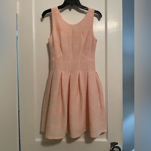 Light pink fit-and-flare dress - size small